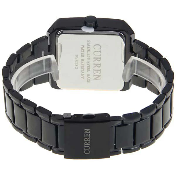 Curren Men's Black Stainless Steel Watch (Black 4cm Dial) - CUR005 - Image 3