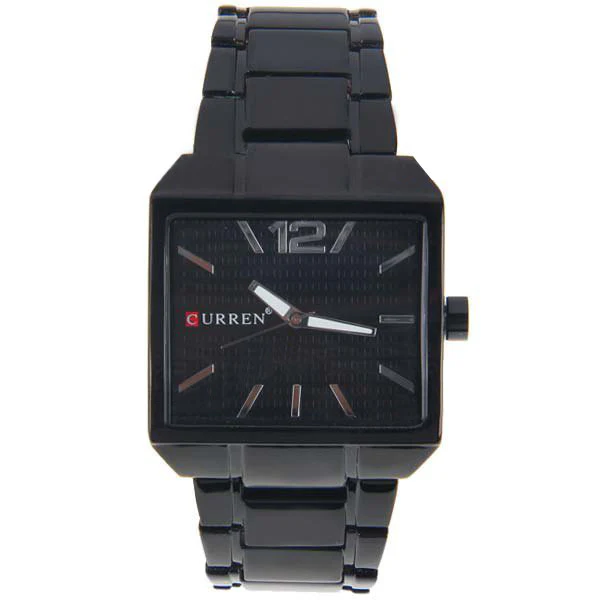Curren Men's Black Stainless Steel Watch (Black 4cm Dial) - CUR005 - Image 5