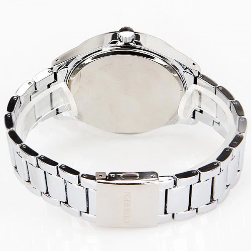 Curren Men's Stainless Steel Watch with Dual Chronograph (Black 5.4cm Dial) - CUR030 - Image 4