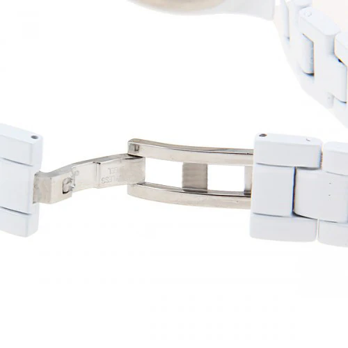 Curren Women's White Stainless Steel Waterproof Watch with Rhinestone Accents (White 3.2cm Dial) - CUR054 - Image 5