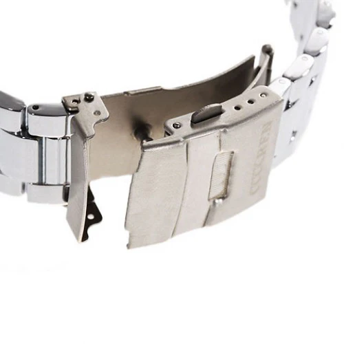 Curren Men's Waterproof Chronograph (Metallic Silver 4.5cm Dial) - CUR065 - Image 3