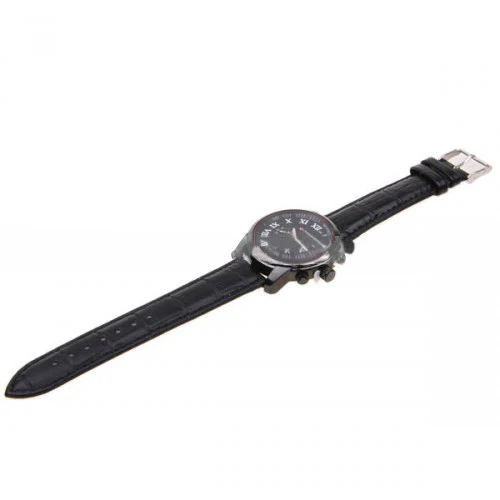Curren Men's Chronograph with Leather Band (Black 4,2cm Dial) - Roman - CUR079 - Image 4