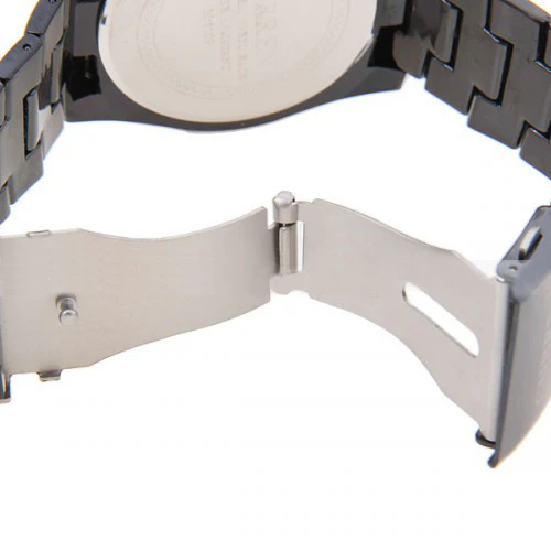 Curren Quartz Men's Black Stainless Steel Waterproof Watch (White 4.4cm Dial) - CUR083 - Image 5