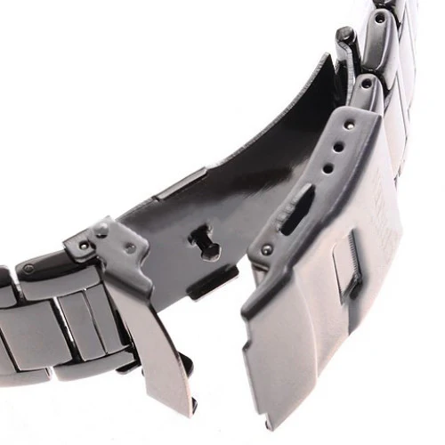 Curren Men's Black Stainless Steel Waterproof Chronograph (Black 4.2cm Dial) - CUR088 - Image 6