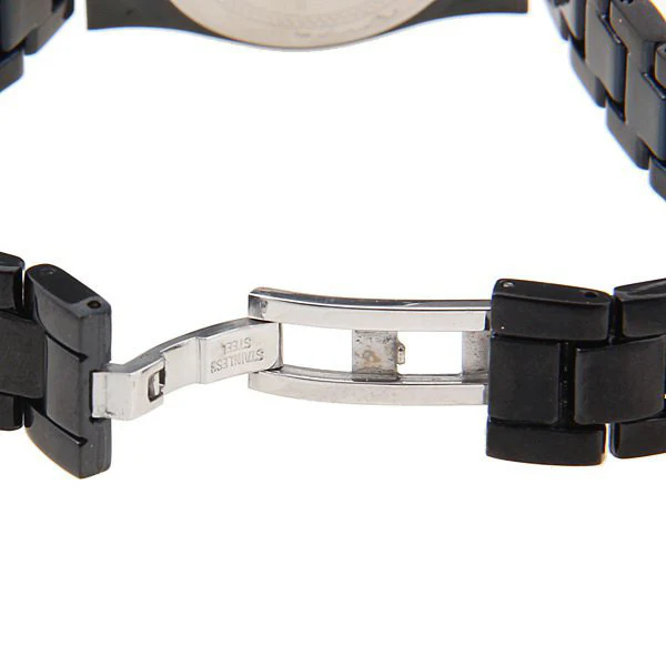 Curren Women's Black Stainless Steel Rhinestone (Black 3.2cm Dial) - CUR096 - Image 3