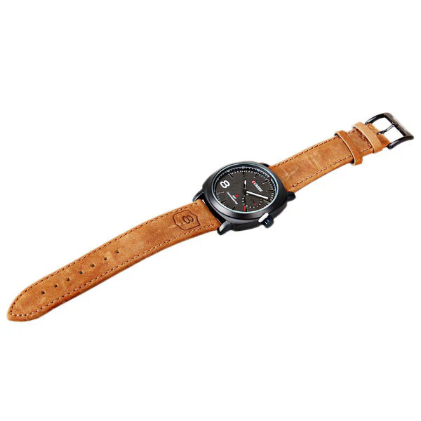 Curren Unisex Watch with Leather Band (Black 4.5cm Dial ) - CUR110 - Image 5