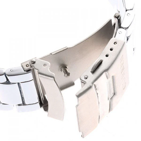 Curren Quartz Men's Stainless Steel Waterproof Chronograph (4.5cm Silver Dial) - CUR112 - Image 5