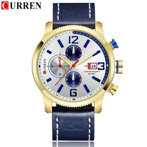 Curren Premium Chronograph Men's Watch (Dial 4.6cm) - CUR206 - Image 9