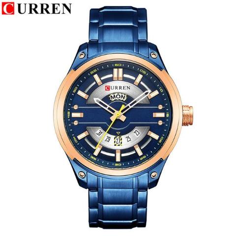 Curren Gold Luxury Men's Watch (Dial 4.5cm) - CUR 168 - Image 7