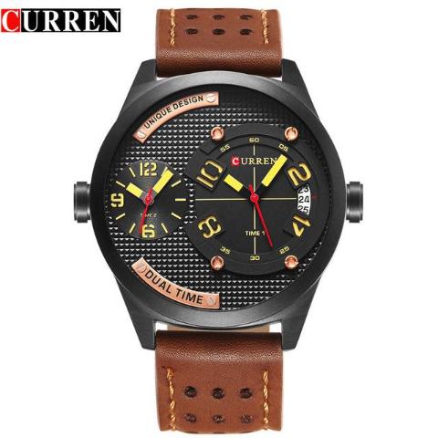 Curren Men's Dual Time Watch (Dial 4.9cm) - CUR 132 - Image 5