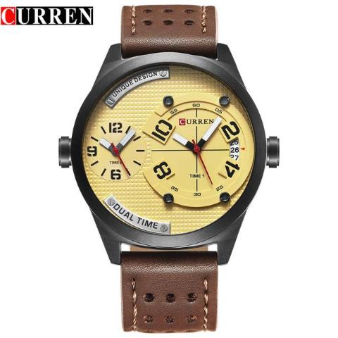 Curren Men's Dual Time Watch (Dial 4.9cm) - CUR 132 - Image 6