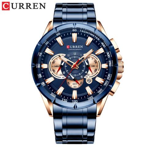 Curren Men's Luminious Pointers Premium Watch (Dial 4.8cm) - CUR181 - Image 6
