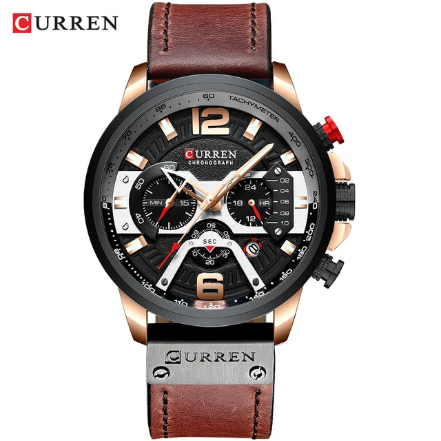 Curren Men's Sports Military Chronograph Watch (Dial 4.8cm) - CUR208 - Image 6