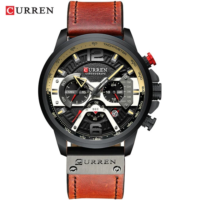 Curren Men's Sports Military Chronograph Watch (Dial 4.8cm) - CUR208 - Image 8