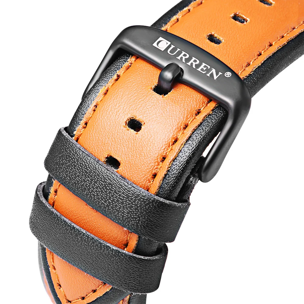 Curren Men's Sports Military Geniune Leather (Dial 4.5cm) - CUR119 - Image 3