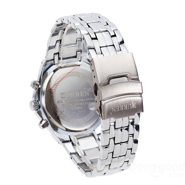 Curren Men's Stainless Steel Waterproof (Red 4.4cm Dial) - CUR118 - Image 3