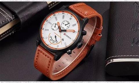 Curren New Men's Fashion Watch (Dial 4.3cm) - CUR 178 - Image 5