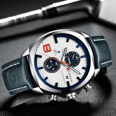 Curren Waterproof Luxury Chronograph Watch (Dial 4.7cm) - CUR173 - Image 5