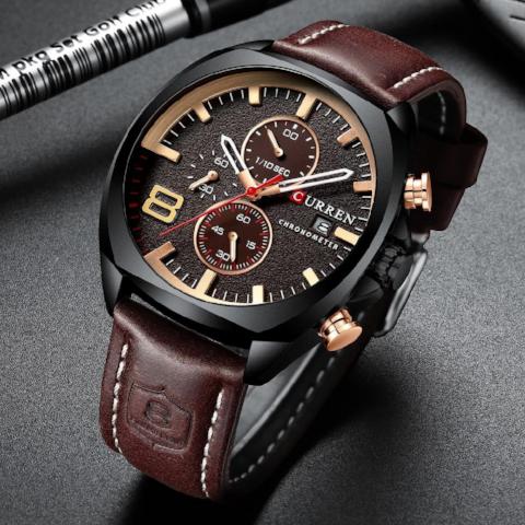 Curren Waterproof Luxury Chronograph Watch (Dial 4.7cm) - CUR173 - Image 6